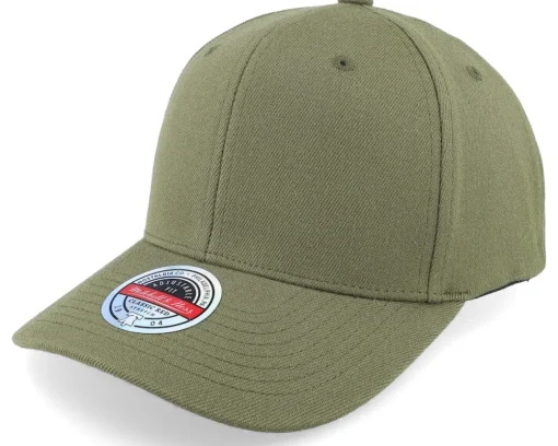 Blanks-Mitchell & Ness Blank Olive Adjustable -