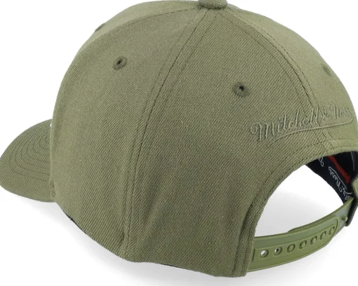 Blanks-Mitchell & Ness Blank Olive Adjustable -