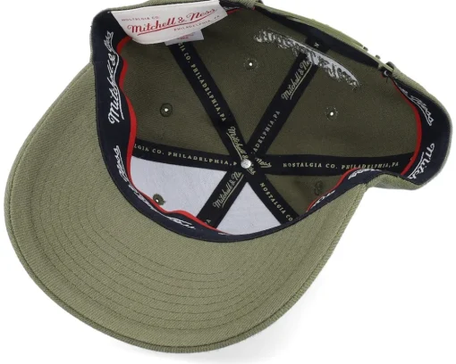 Blanks-Mitchell & Ness Blank Olive Adjustable -
