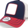 Trucker | Blanks-Equip Blank Patch Navy/Red/Beige Trucker -