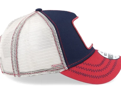 Trucker | Blanks-Equip Blank Patch Navy/Red/Beige Trucker -