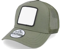 Fashion Equip Blank Patch Olive Trucker -