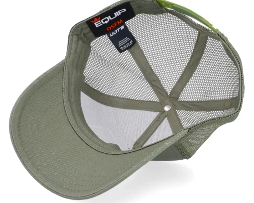 Fashion Equip Blank Patch Olive Trucker -