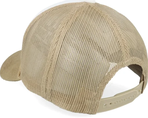 Outlet Equip Blank Rope Cord Off White/Khaki A-frame Trucker - White, Beige