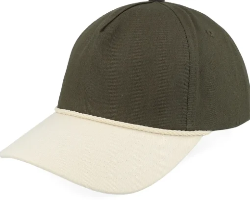Fashion Equip Blank Rope Olive/Stone A-Frame Golfer - Grey, Green
