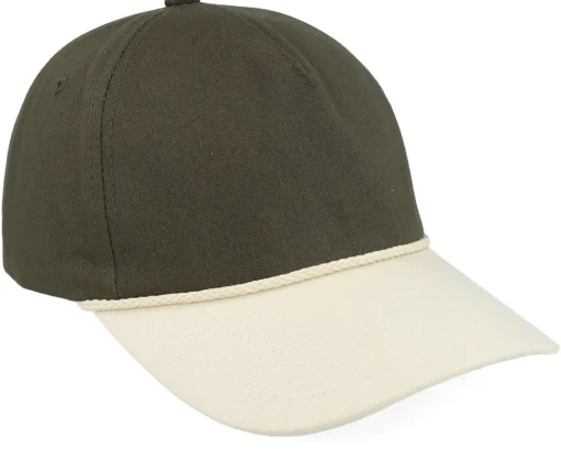 Fashion Equip Blank Rope Olive/Stone A-Frame Golfer - Grey, Green