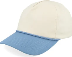Dad Cap | Blanks-Equip Blank Rope Stone/Light Blue A-Frame Golfer - Blue, Grey