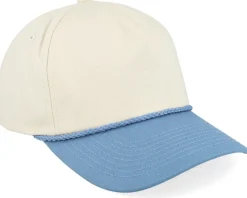 Dad Cap | Blanks-Equip Blank Rope Stone/Light Blue A-Frame Golfer - Blue, Grey