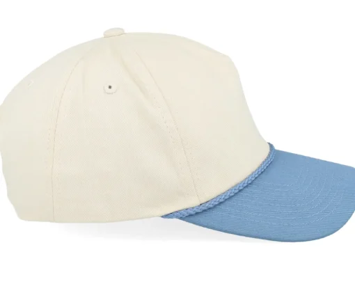 Dad Cap | Blanks-Equip Blank Rope Stone/Light Blue A-Frame Golfer - Blue, Grey