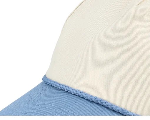 Dad Cap | Blanks-Equip Blank Rope Stone/Light Blue A-Frame Golfer - Blue, Grey
