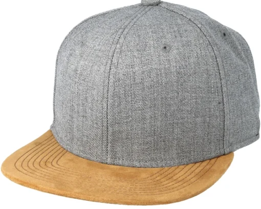 Blanks-Equip Blank Suede Navy Snapback - Blue