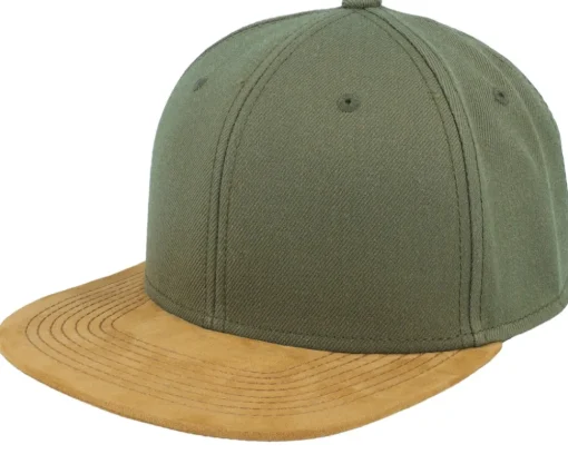 Blanks-Equip Blank Suede Navy Snapback - Blue