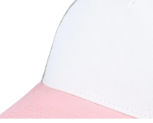 Trucker | Blanks-Equip Blank White/Light Grey/Light Pink A-frame Trucker - Pink, White, Grey