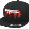 Snapback-GUNS n SKULLS Bloody M16 Black Snapback -