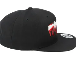 Snapback-GUNS n SKULLS Bloody M16 Black Snapback -
