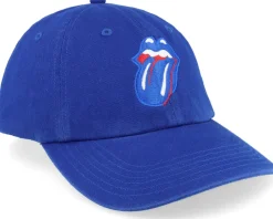 Dad Cap-The Rolling Stones Blue Tounge Blue Dad Cap -