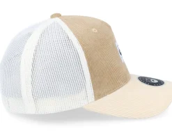 Trucker-Bearded Man Bm Logo Wh Woven Cord Caramel/Ivory A-frame Trucker - Beige