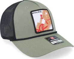 Trucker-Ho-Ho-Hats Bockjävel 112fpr Split Loden/Black/Black Rope Trucker - Green