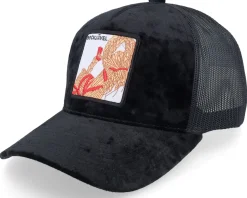 Trucker-Ho-Ho-Hats Bockjävel Velvet / A-frame Trucker - Black