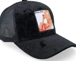 Trucker-Ho-Ho-Hats Bockjävel Velvet / A-frame Trucker - Black