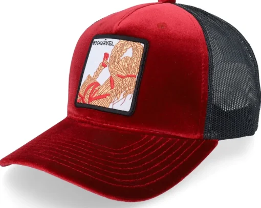 Trucker-Ho-Ho-Hats Bockjävel Velvet / A-frame Trucker - Black