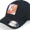 Clearance Ho-Ho-Hats Bockjävel Wooly Combed Black Flexfit -