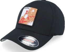 Clearance Ho-Ho-Hats Bockjävel Wooly Combed Black Flexfit -