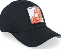 Clearance Ho-Ho-Hats Bockjävel Wooly Combed Black Flexfit -