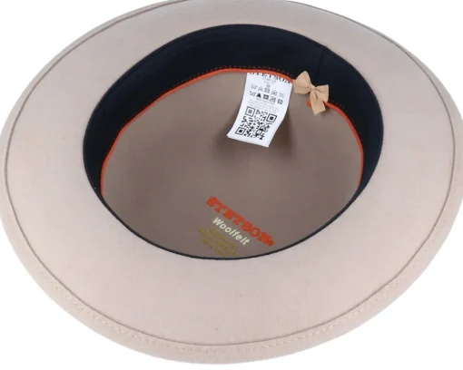 Online Stetson Bogart Open Crown Woolfelt Beige Bowler -