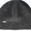 Outlet Seeberger Boiled Wool Anthracite Beret -