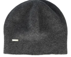 Outlet Seeberger Boiled Wool Anthracite Beret -