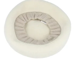 Berets-Seeberger Boiled Wool Beret - White