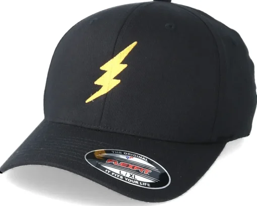 Flexfit-Rave Bolt Black/Gold Flexfit -