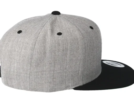 Snapback-Rave Bolt Heather Grey/Black Snapback -