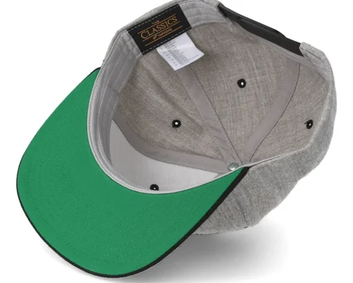 Snapback-Rave Bolt Heather Grey/Black Snapback -