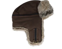 Trapper-Stetson Bomber Cowhide /Black Trapper - Brown