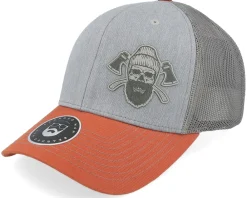 Trucker-Bearded Man Bone Beard Axes 112 Tri Heather Grey/Charcoal/Dark Trucker -