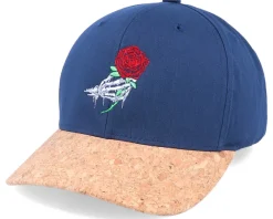 Adjustable-Iconic Bones And Rose Navy/Cork Adjustable -