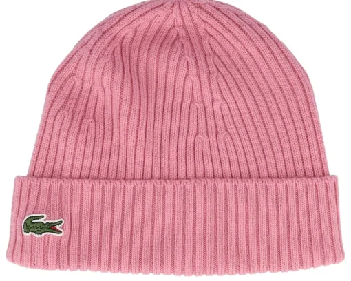 Sale Lacoste Bonnet Reseda Cuff - Pink