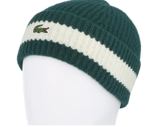 Cuff Beanies-Lacoste Bonnet Sinople/Flour Cuff -