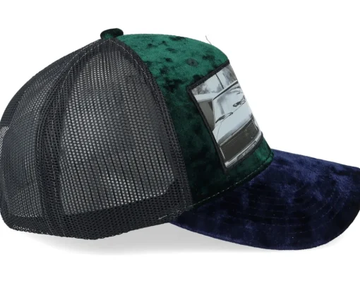 Velvet Caps-Calza Pennello Boss Kangaroo Velvet /Navy Black A-frame - Green