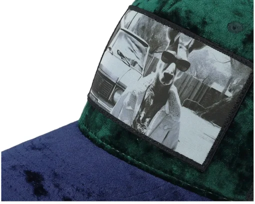 Velvet Caps-Calza Pennello Boss Kangaroo Velvet /Navy Black A-frame - Green