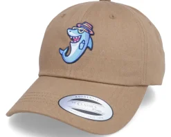 Dad Cap-Abducted Boss Shark Tan Dad Cap -