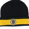 Cuff Beanies-Fanatics Boston Bruins Beanie Black/Yellow Gold Cuff -