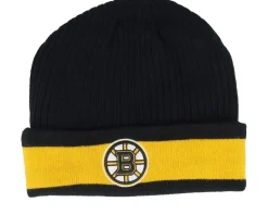 Cuff Beanies-Fanatics Boston Bruins Beanie Black/Yellow Gold Cuff -