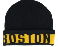 Cuff Beanies-Fanatics Boston Bruins Beanie Black/Yellow Gold Cuff -