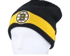 Cuff Beanies-Fanatics Boston Bruins Beanie Black/Yellow Gold Cuff -