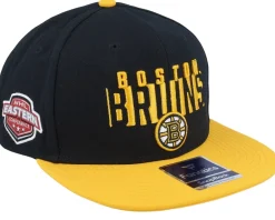 Clearance Fanatics Boston Bruins Black/Yellow Gold Snapback - Black, Yellow
