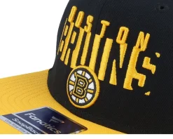 Clearance Fanatics Boston Bruins Black/Yellow Gold Snapback - Black, Yellow