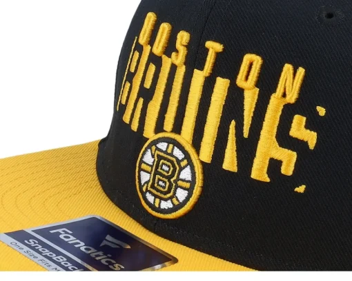 Clearance Fanatics Boston Bruins Black/Yellow Gold Snapback - Black, Yellow